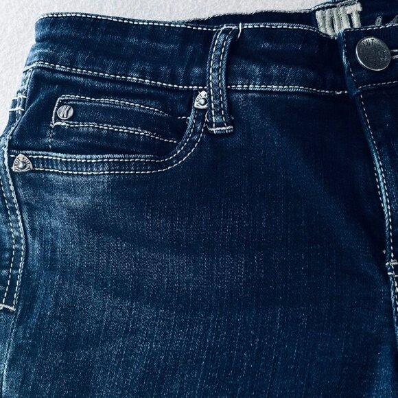 Kut From The Kloth DIana Skinny Jeans Size 8 Dark Wash - Picture 4 of 14